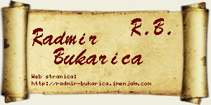 Radmir Bukarica vizit kartica